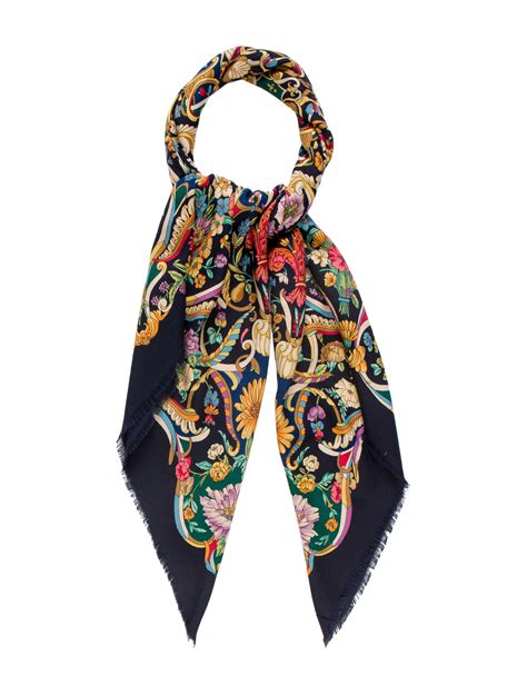 gucci flower print scarf.